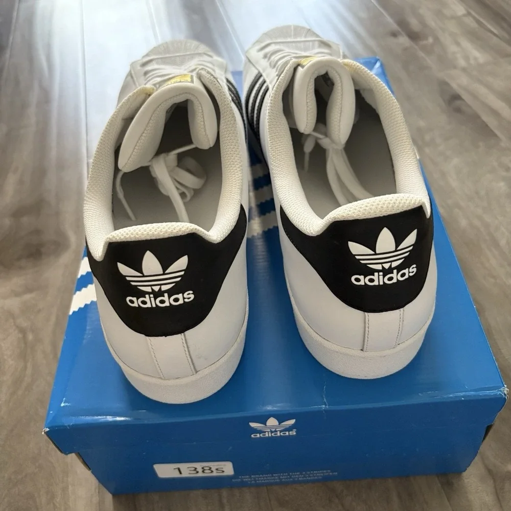 Adidas Superstar Men's size 19 custom large‎ size NEW in the box